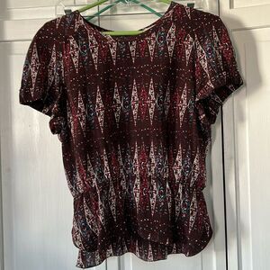100% Silk Etoile Isabel Marant peplum blouse - Size L